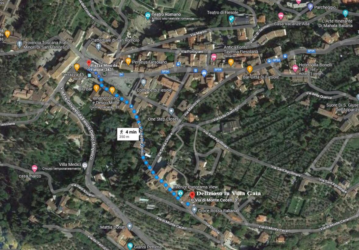 Delizioso In Villa Gaia Fiesole Exteriör bild